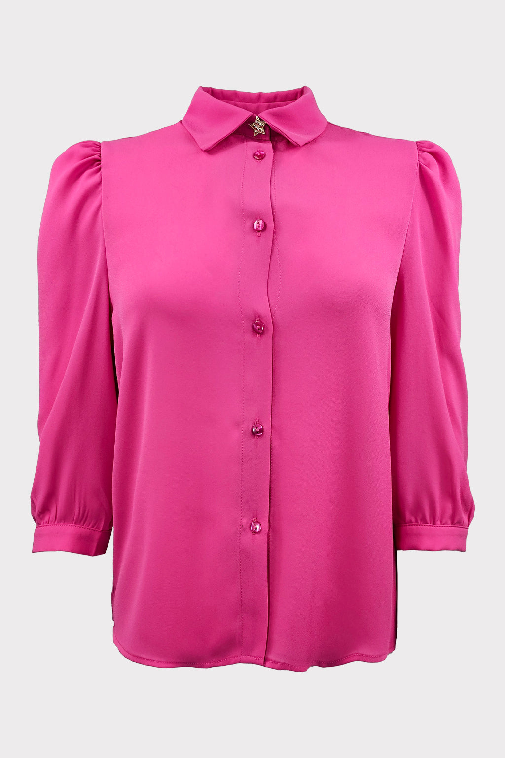Camicia basic bottone stella