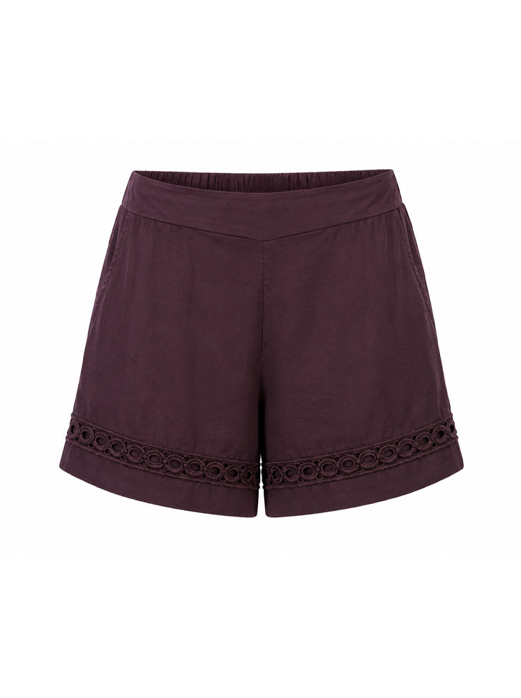 Shorts con passamaneria