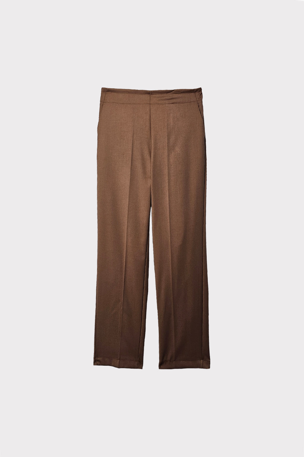 Pantalone retro elastico mano lana