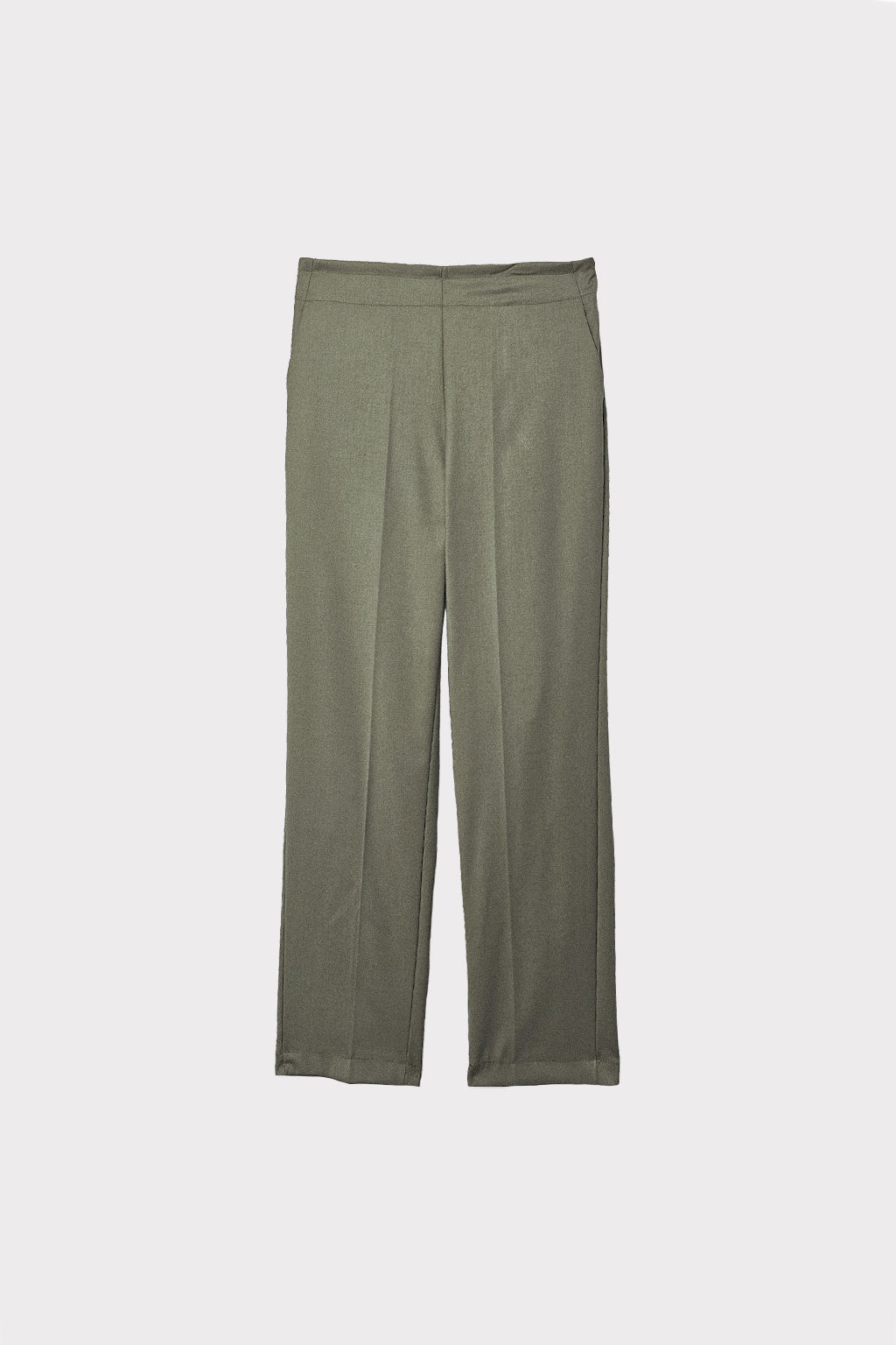Pantalone retro elastico mano lana