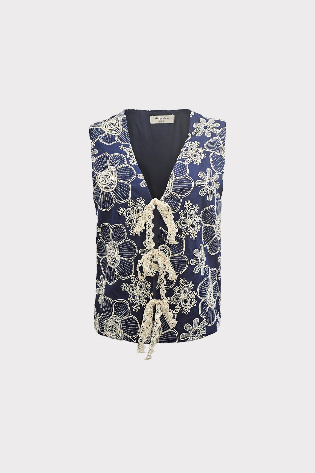 Gilet con ricami