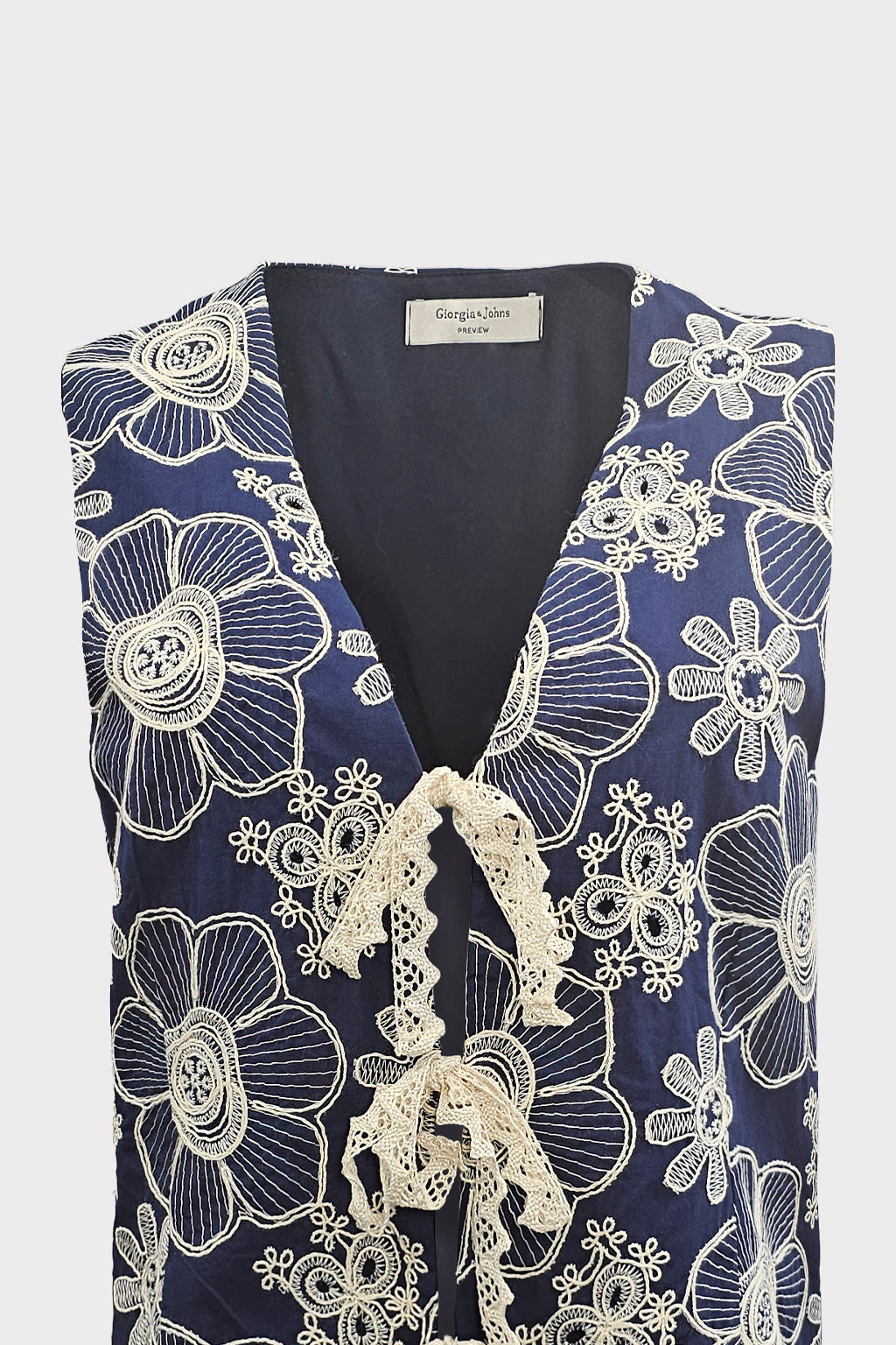 Gilet con ricami