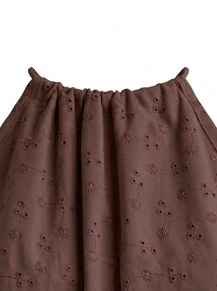 Top halter in sangallo