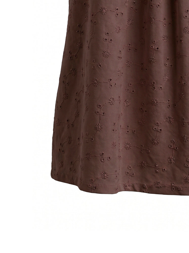 Top halter in sangallo