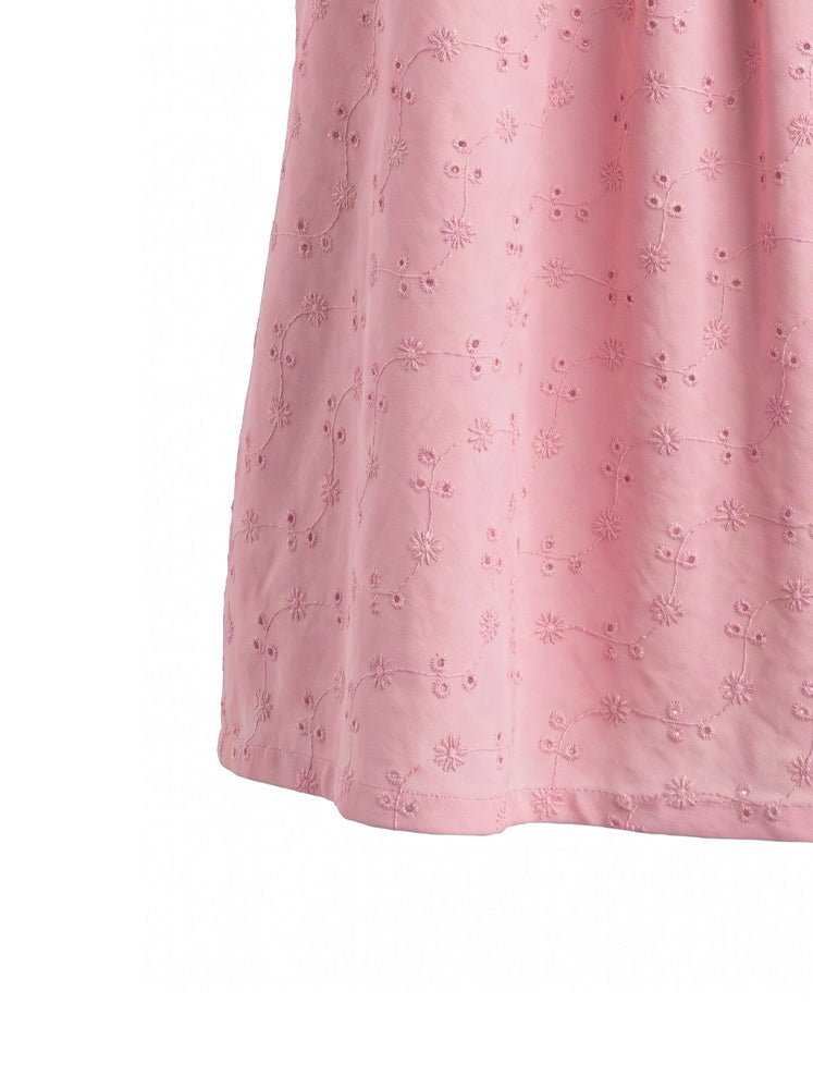 Top halter in sangallo