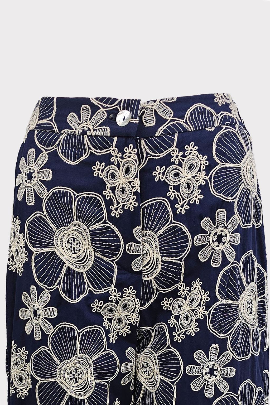 Pantalone con ricami