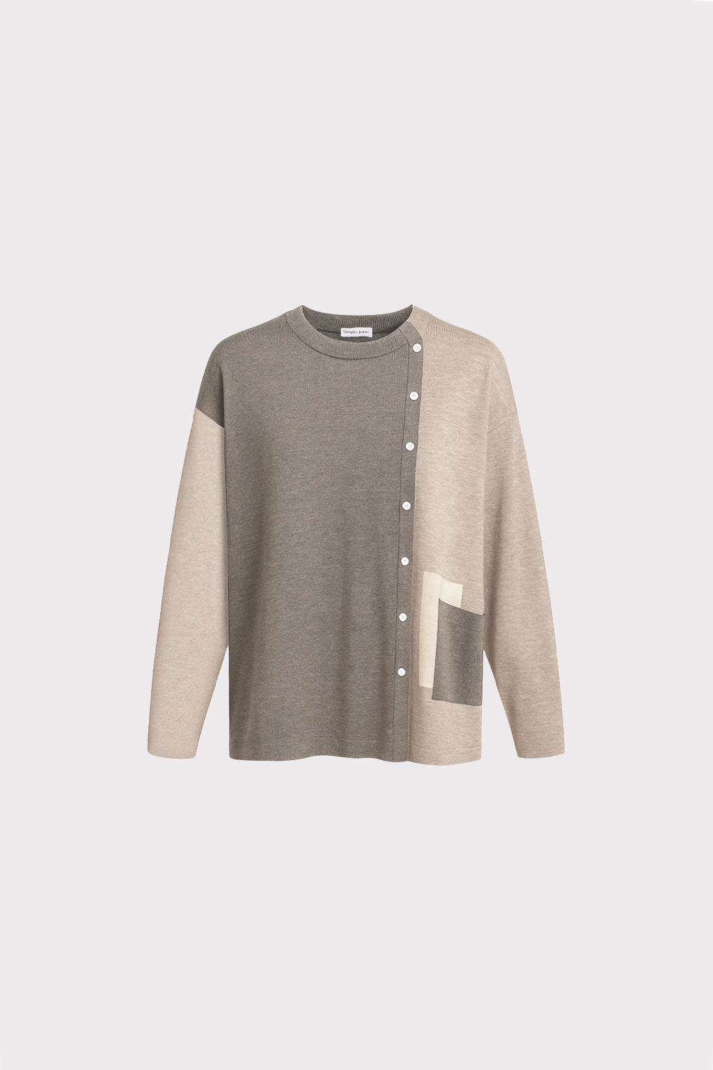 Maglia bottoni laterali