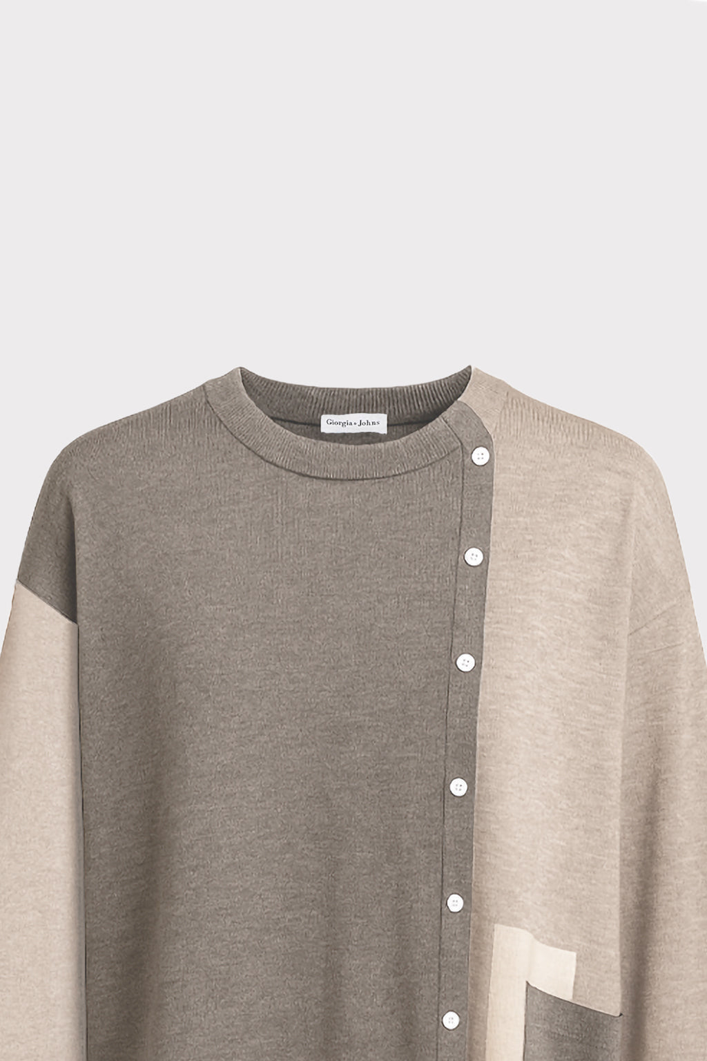 Maglia bottoni laterali