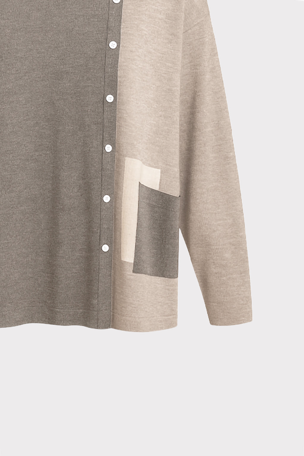 Maglia bottoni laterali