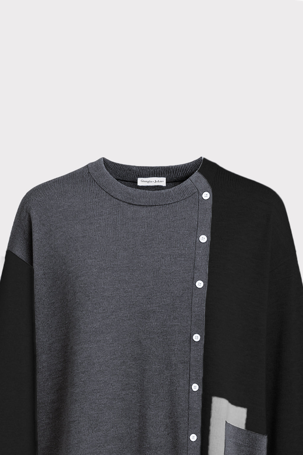 Maglia bottoni laterali