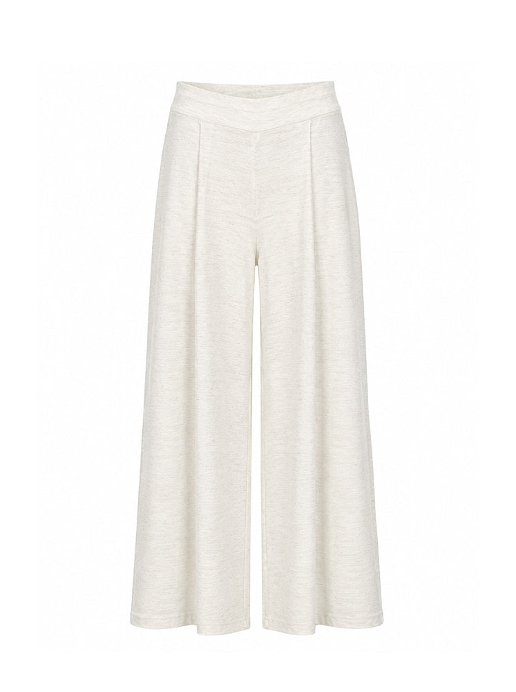 Pantaloni fluidi vita alta