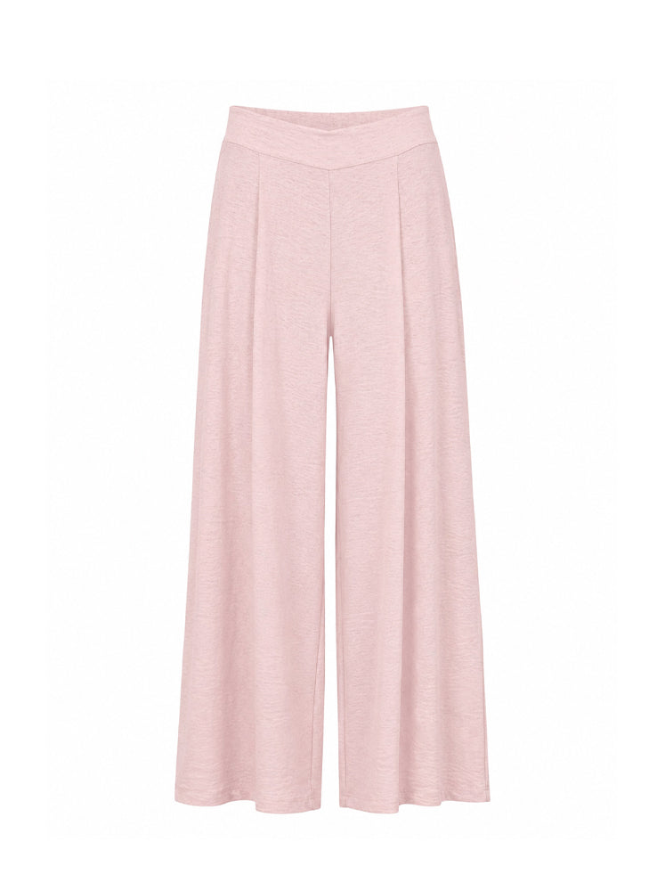 Pantaloni fluidi vita alta