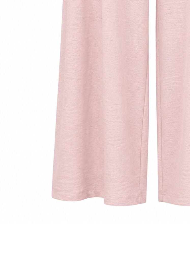 Pantaloni fluidi vita alta
