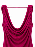 Top drappeggiato scollo V