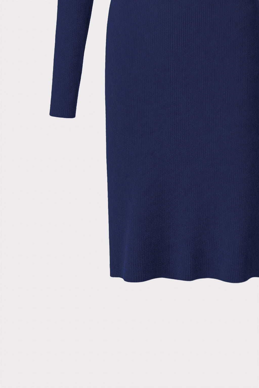 Abito in maglia collo alto