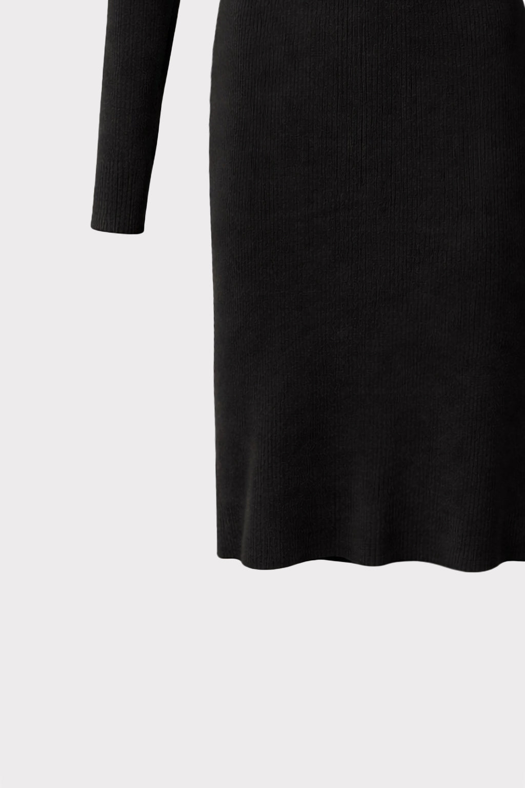Abito in maglia collo alto