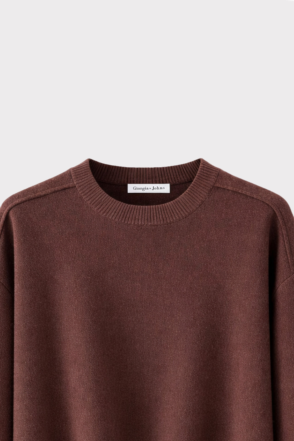 Pullover girocollo oversize