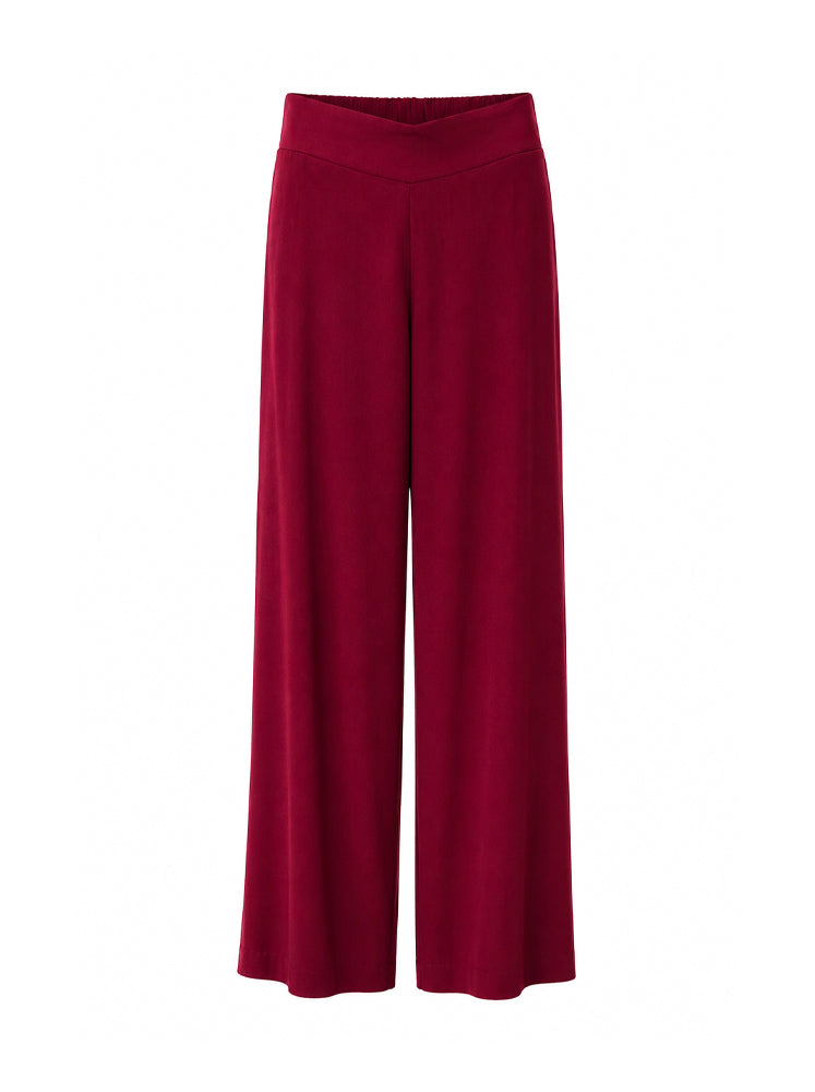 Pantaloni palazzo retro elastico