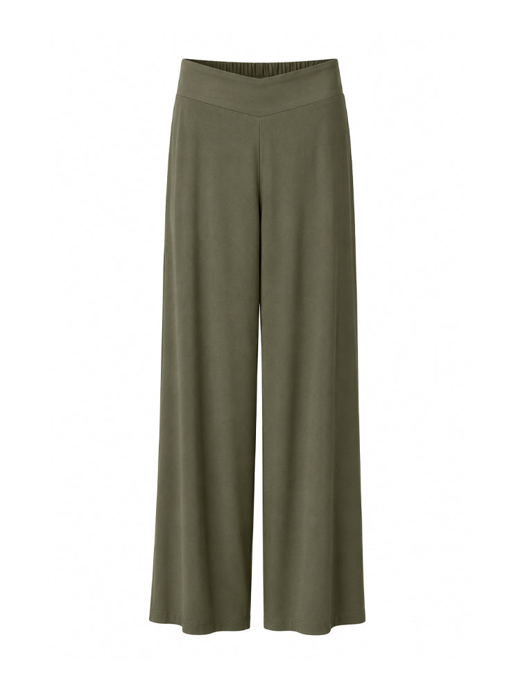 Pantaloni palazzo retro elastico