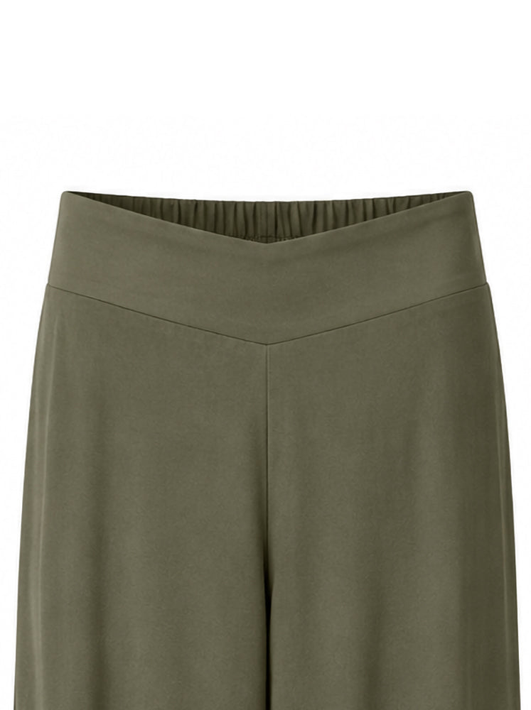 Pantaloni palazzo retro elastico