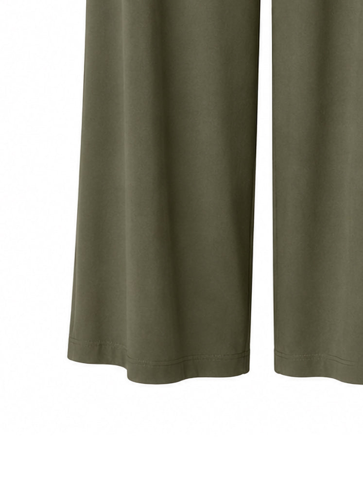 Pantaloni palazzo retro elastico