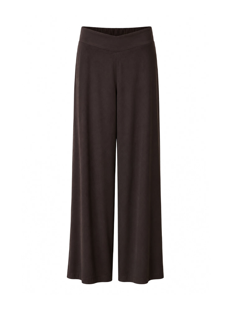 Pantaloni palazzo retro elastico