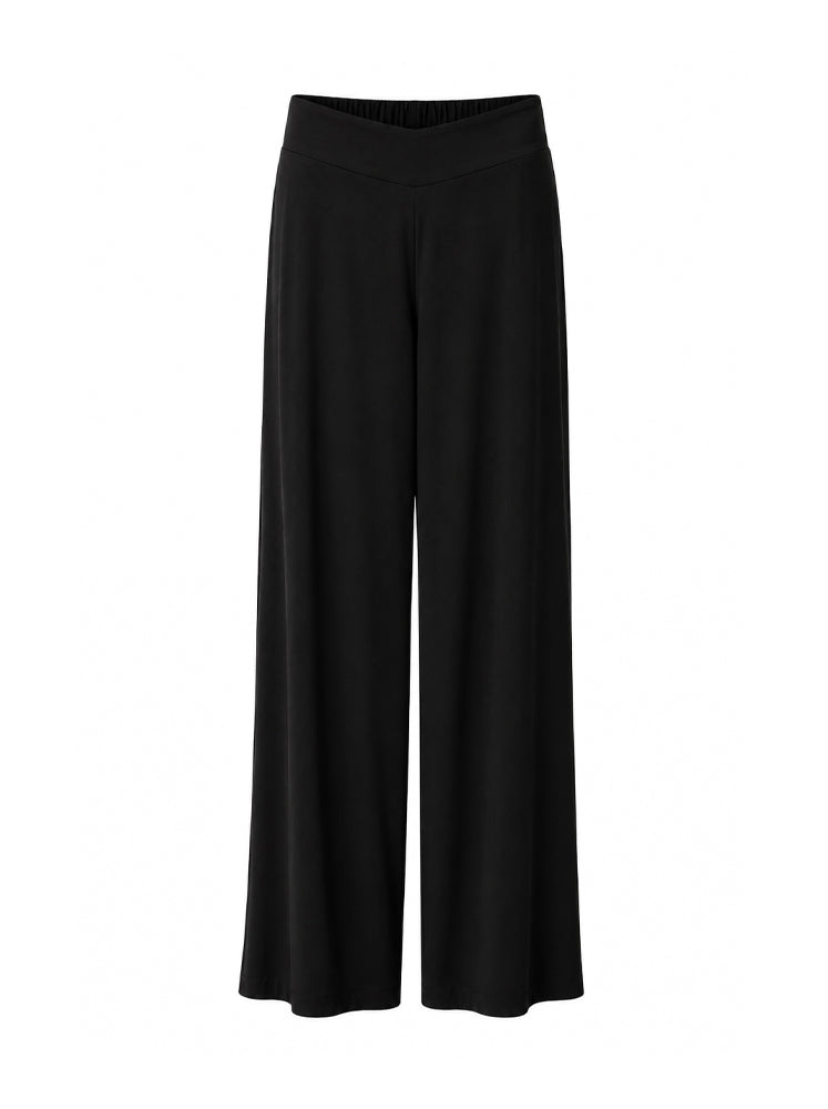 Pantaloni palazzo retro elastico