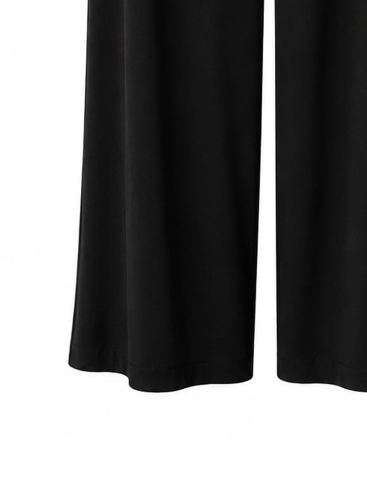 Pantaloni palazzo retro elastico