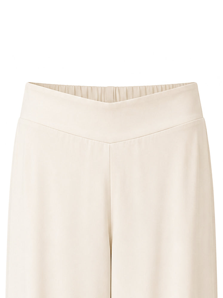 Pantaloni palazzo retro elastico