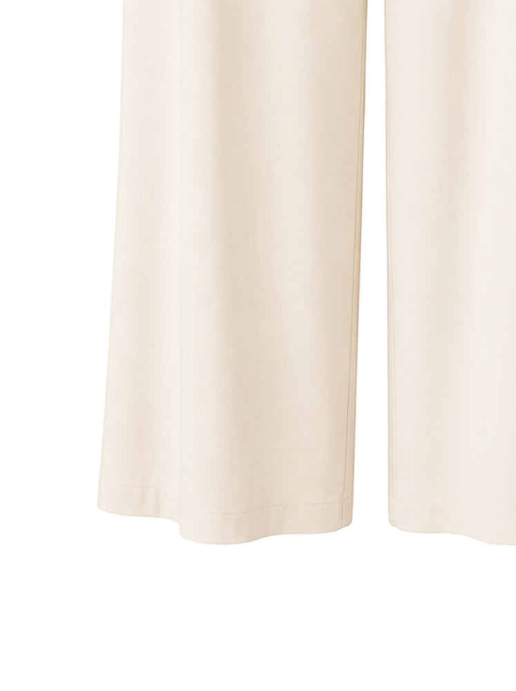 Pantaloni palazzo retro elastico