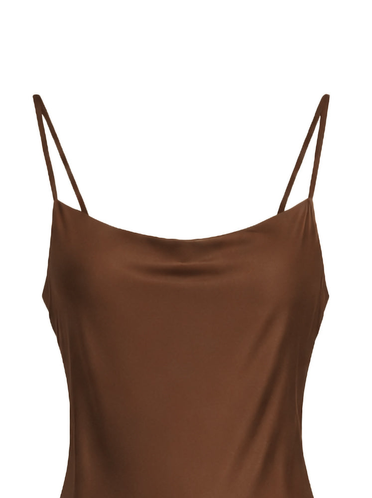 Abito lingerie con mantella