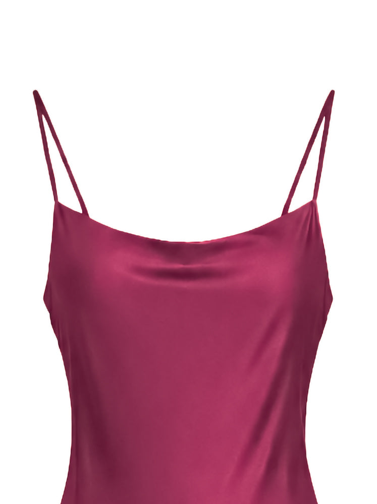 Abito lingerie con mantella
