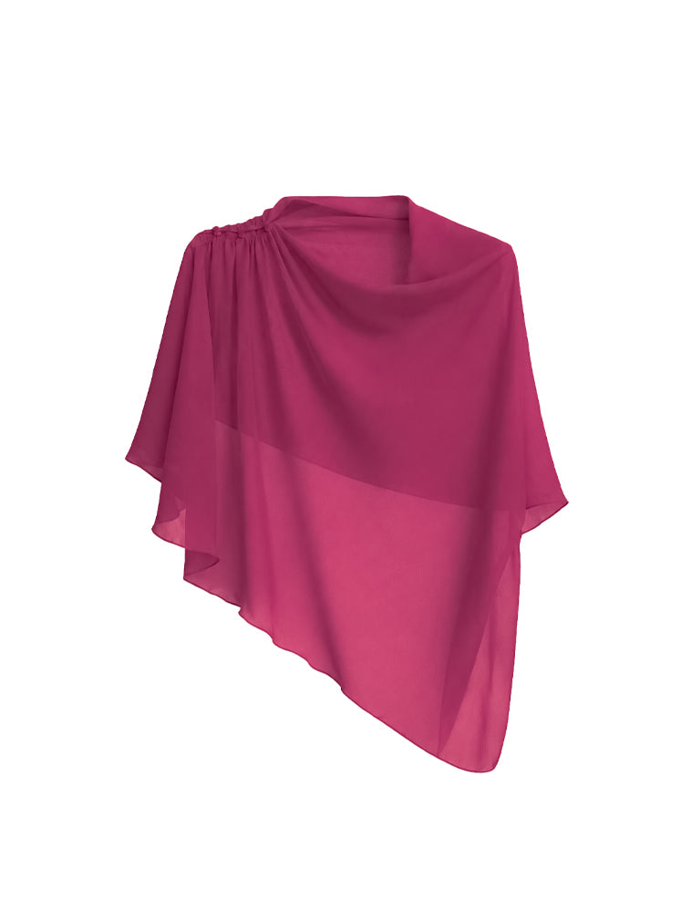 Abito lingerie con mantella