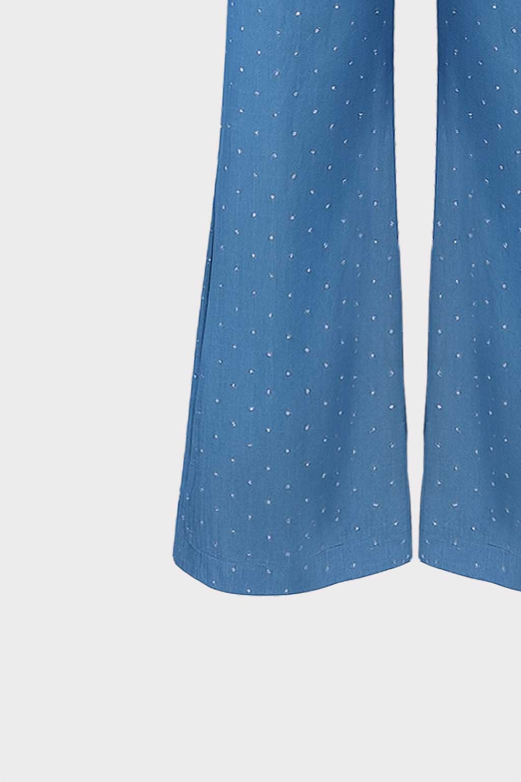 Pantalone flare con strass