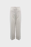Pantalone in cupro con piegone
