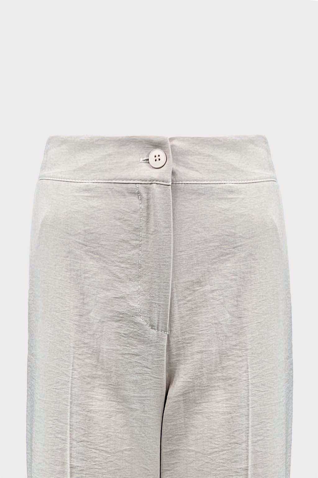 Pantalone in cupro con piegone