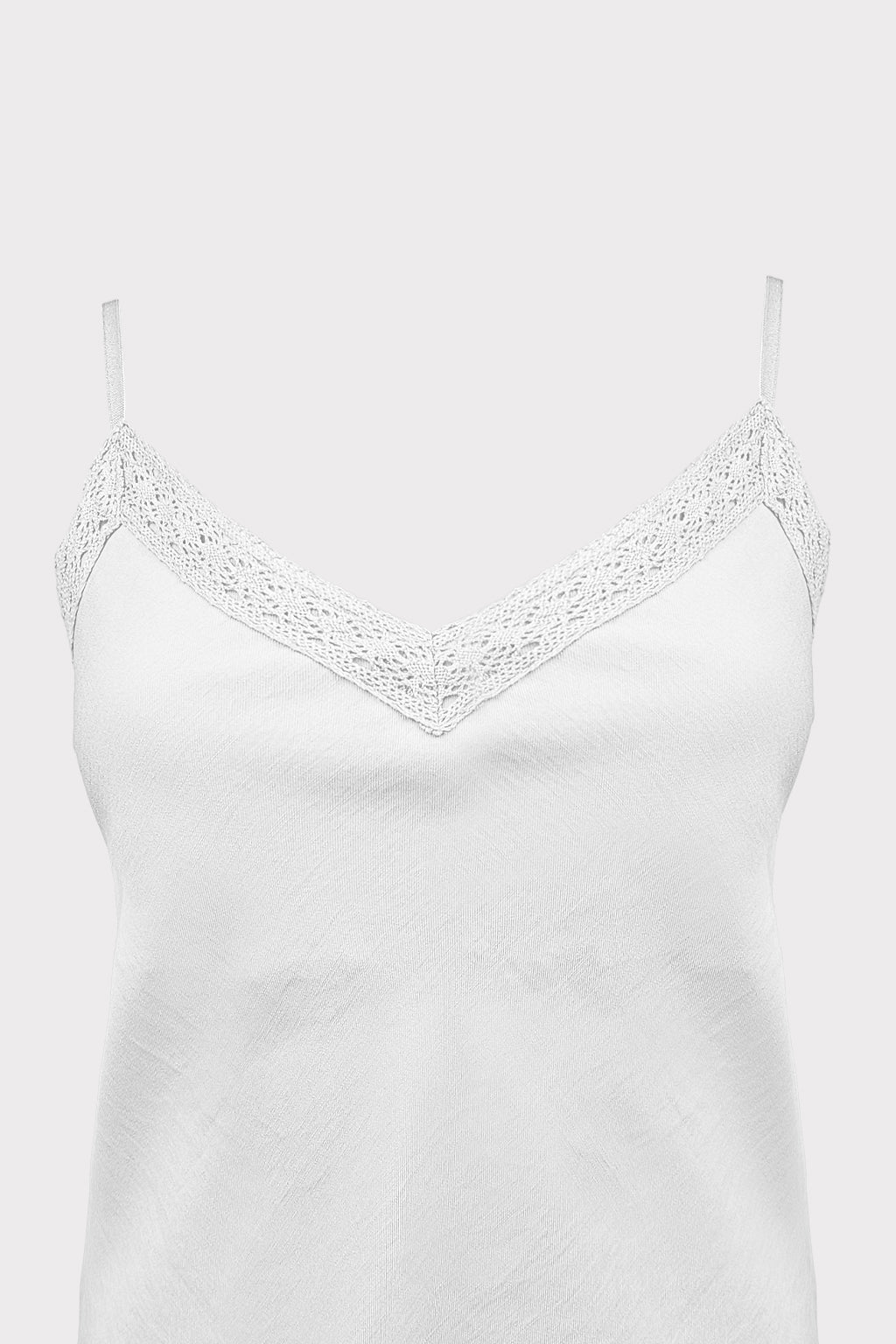 Top in cupro con passamaneria