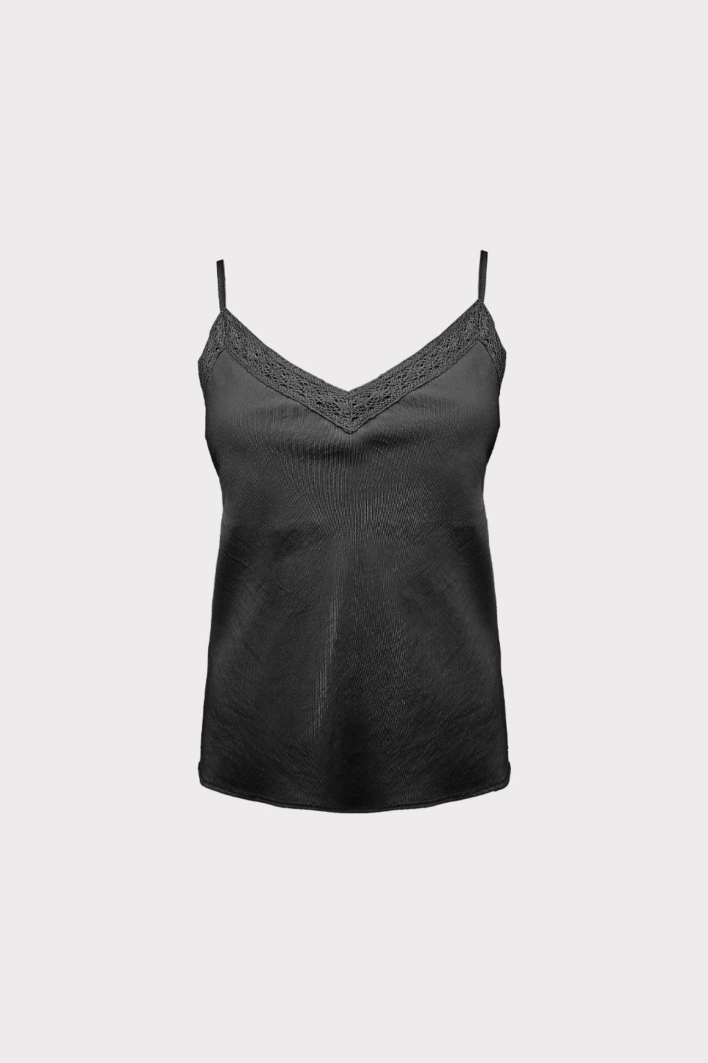 Top in cupro con passamaneria