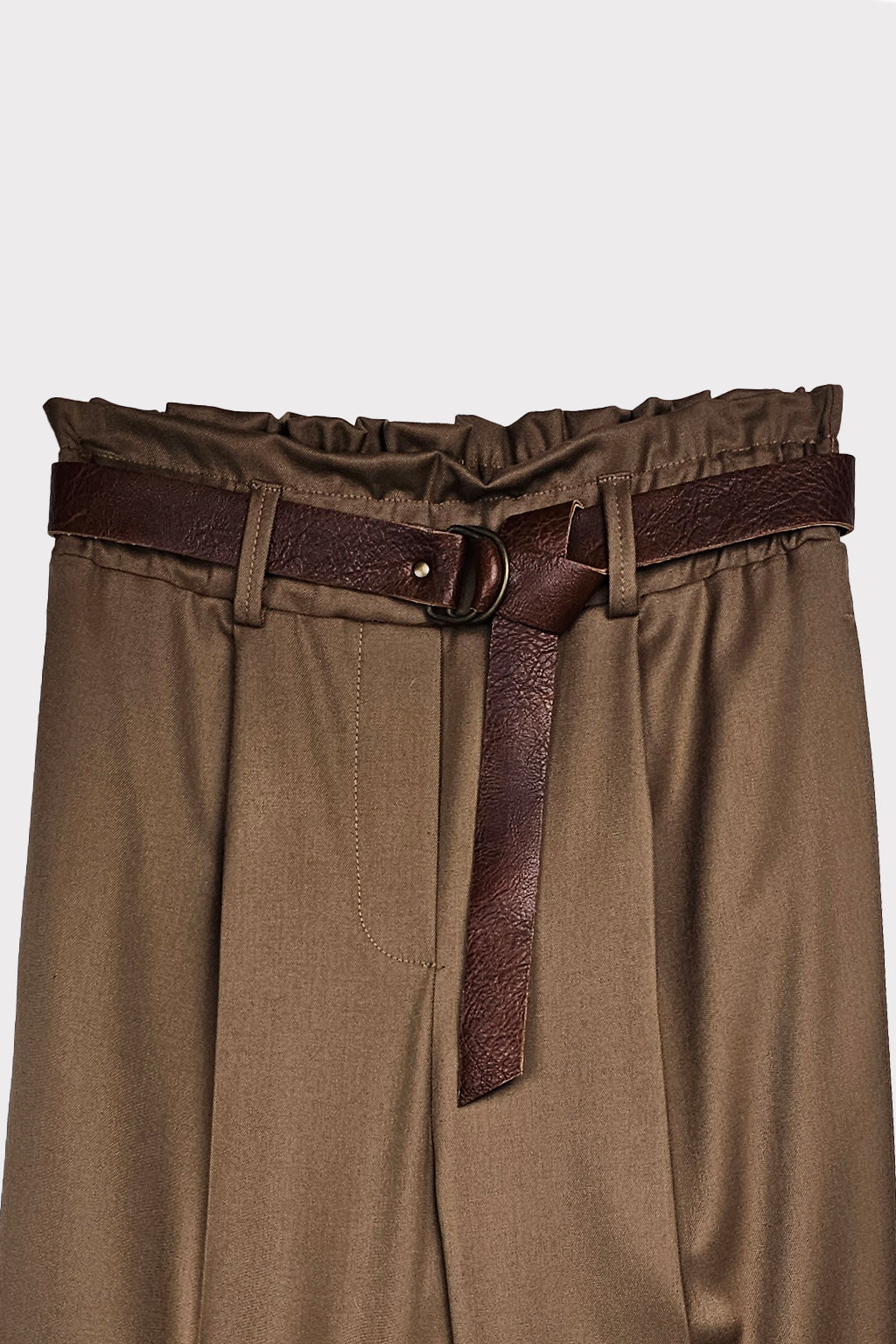 Pantalone caramella mano lana