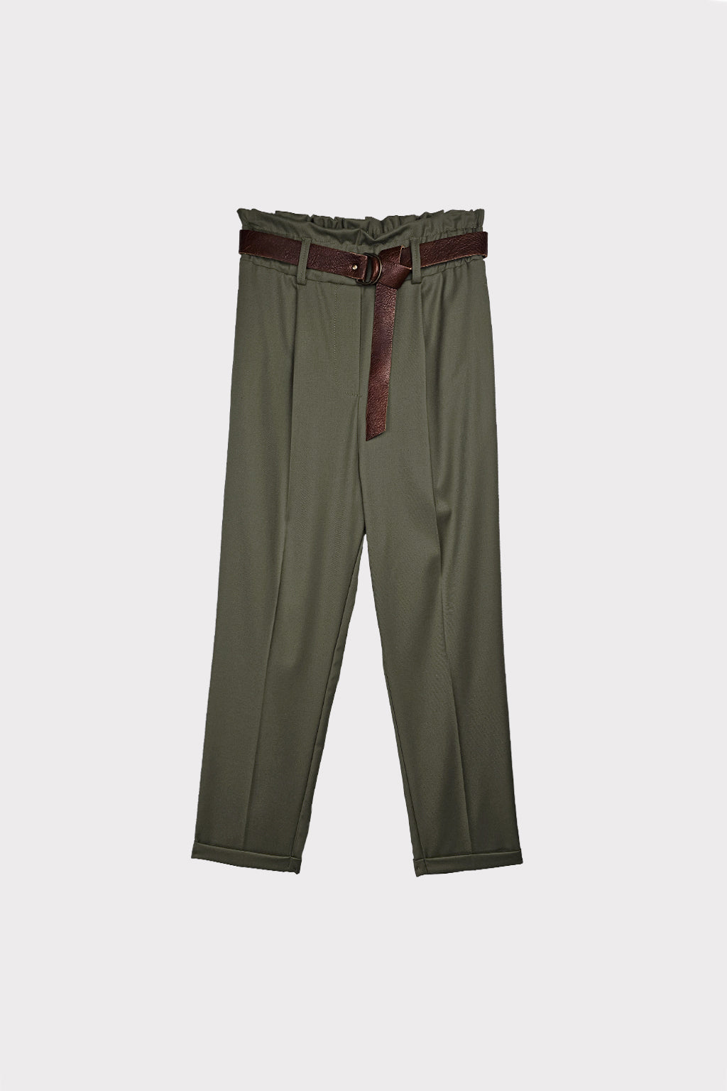 Pantalone caramella mano lana