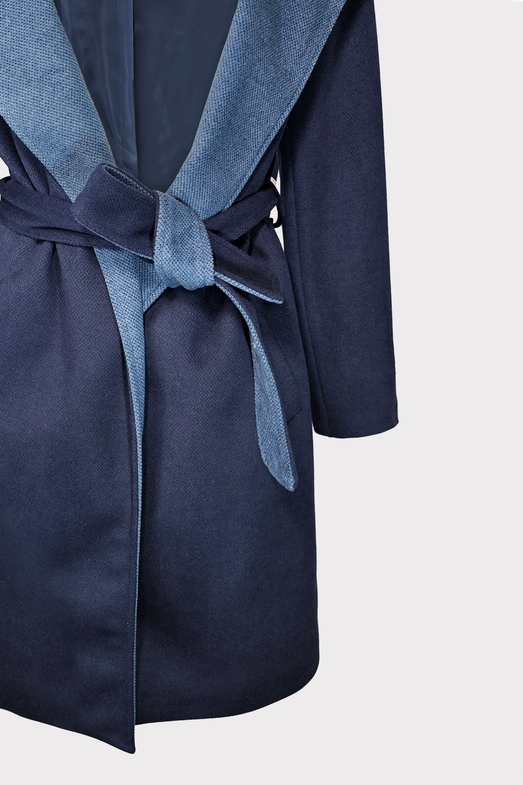 Cappotto bicolor