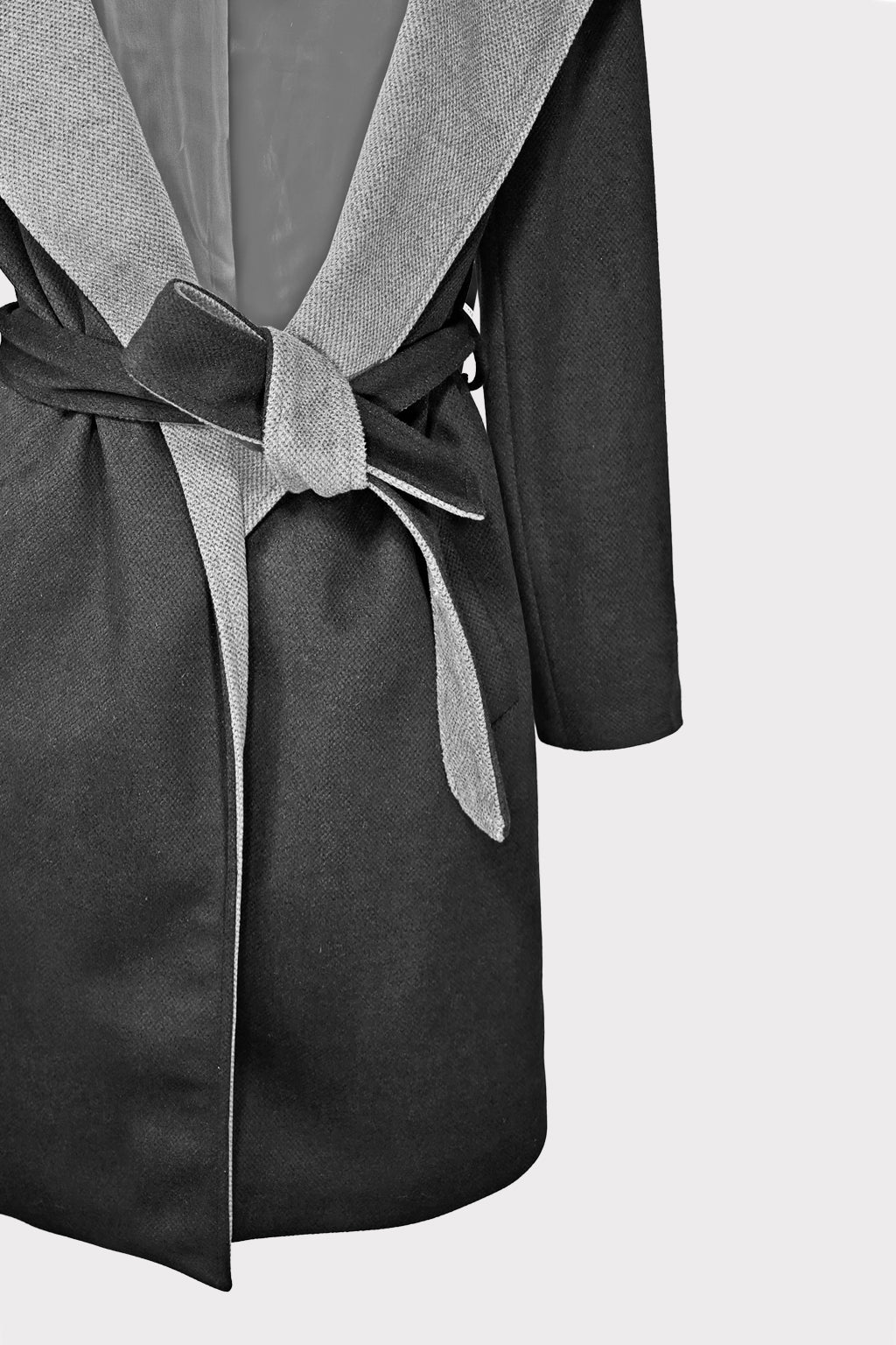 Cappotto bicolor