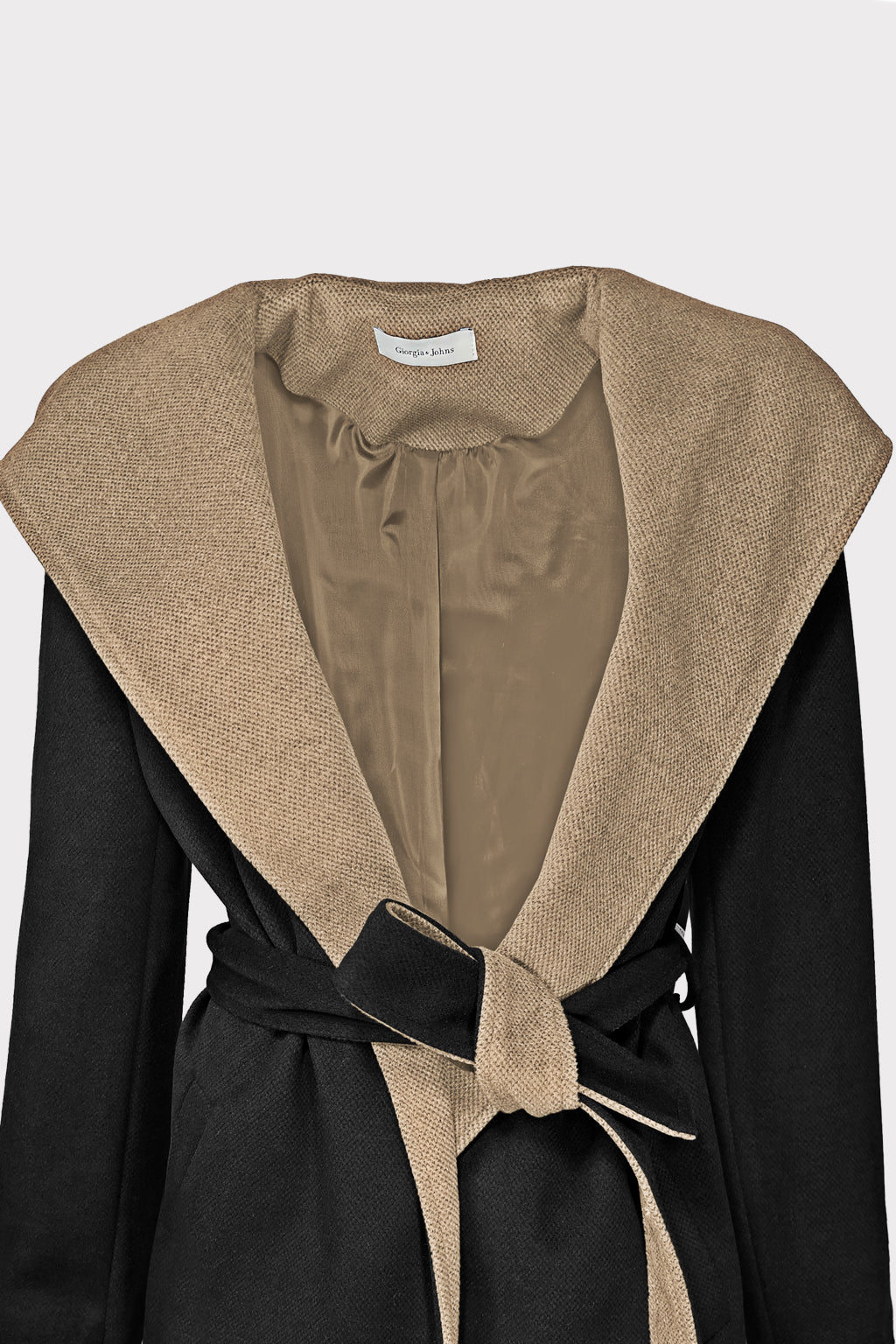 Cappotto bicolor