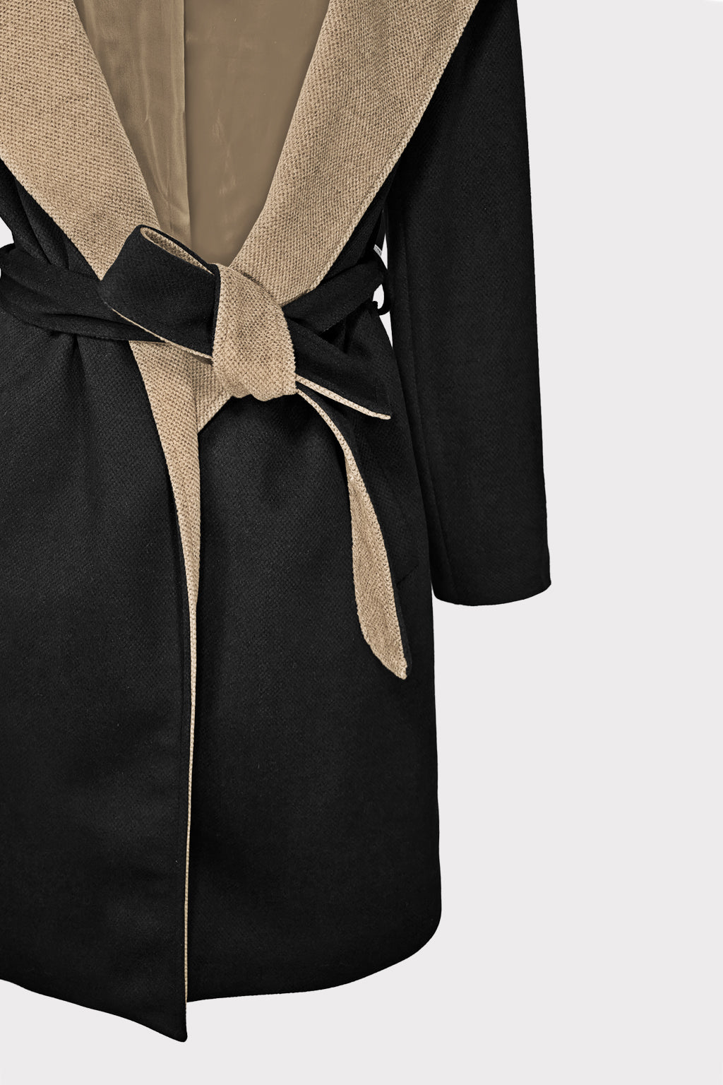 Cappotto bicolor