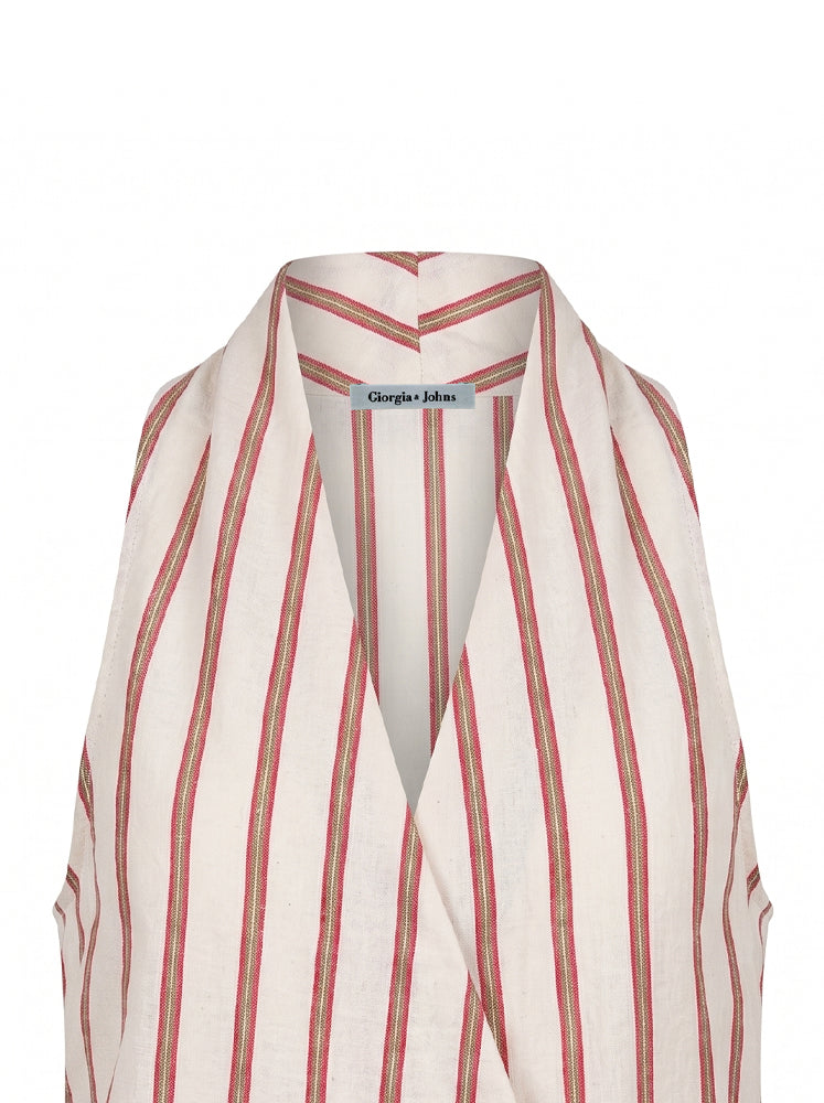 Top righe lurex