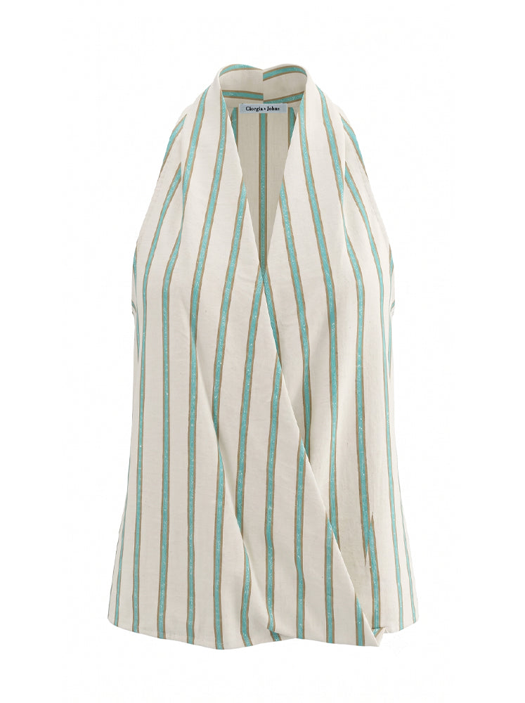 Top righe lurex