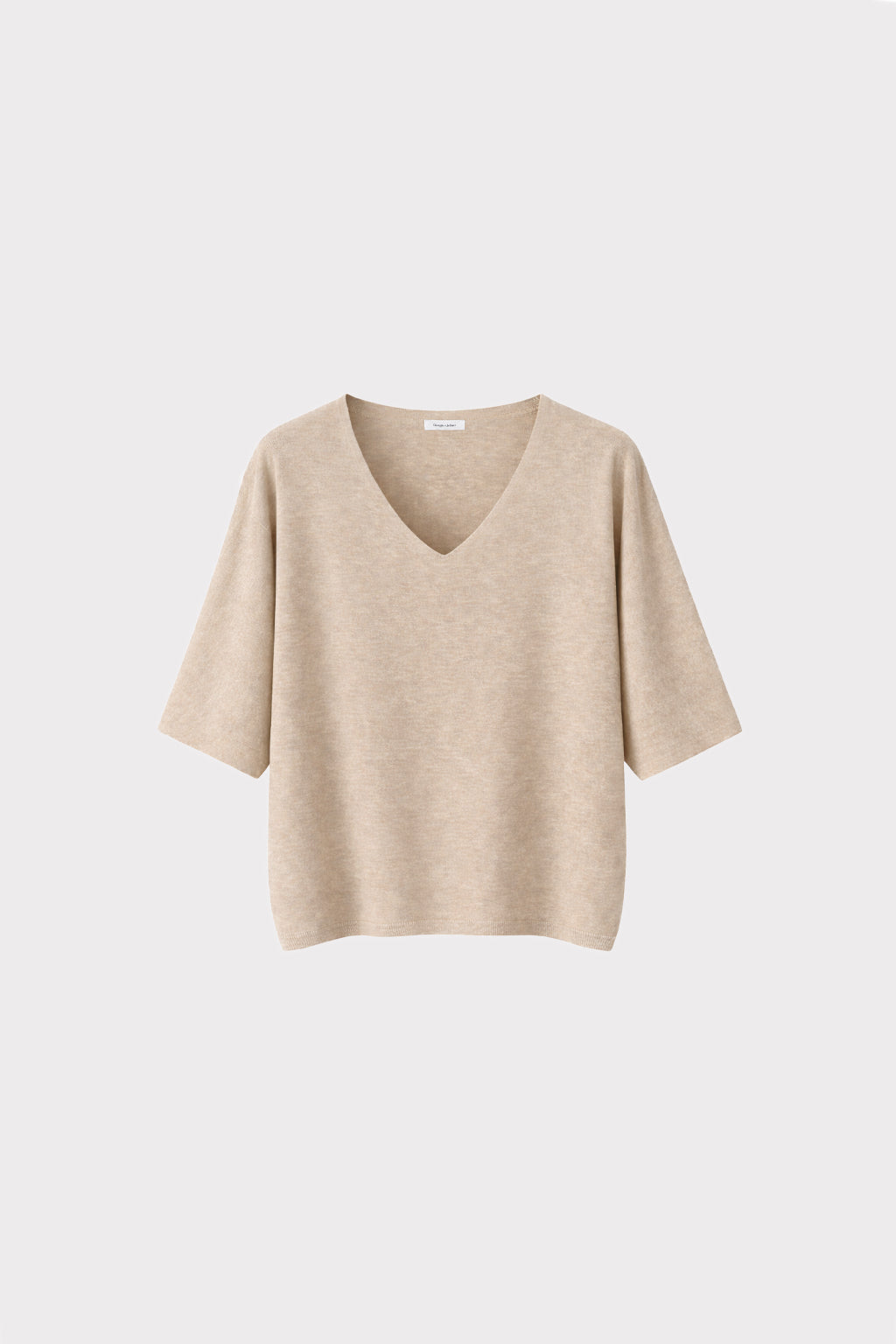 Pullover scollo a V