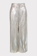 Pantalone lino laminato