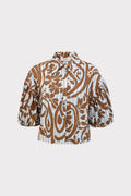 Camicia stampata lyocell