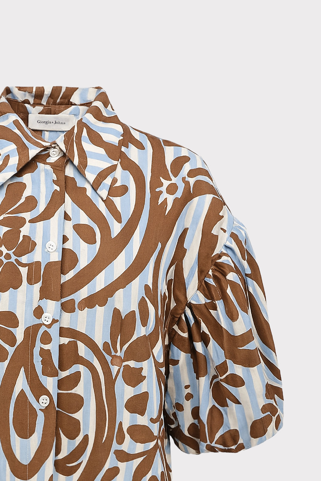 Camicia stampata lyocell
